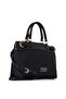 Black Zipper Closure Adjustable Detachable Strap Inner Pocket Women's Shoulder Bag 05Pc25K10121 - 5