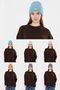 Unisex Hair Braid Patterned Knitwear Beanie - 2