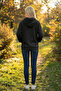 Women's Thick Winter Fabric Oversized Long Sleeve Unprinted Cotton Fleece-Lined Zipper Jacket - 4