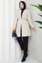 Women's Tok Straw Knitted Belted Knitwear Cardigan - 3