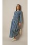 Girls' Modest Long Denim Dress Full Length-ELB-0052-9027 - 7