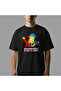 تي شيرت The Simpsons Bart Skateboarding Is Not A Crime قصة فضفاضة - 6