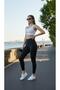 Women's Black High Waist Shaping / Sculpting Casual and Sports Leggings - 4