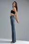 Squalo High Waist Wide Leg Jeans - 3