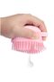 2pcs silicone bath shower gel pouch with reservoir shampoo exfoliating body massage brush - 5