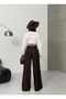 Wide Leg High Waist Pants - 3
