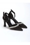 Evening Dress Shoes with Stones on the Front for Women - 4