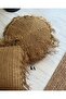 Handmade Natural One-Way Throw Pillow Cover Filled 50cm - 6