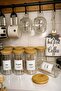 Borosilicate Glass with Bamboo Lid 8-Piece-250 ml Seasoning Set with Spoon and Label - 4
