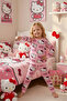 Hello Ki̇tty Patterned Girls' Pajama Set - 6