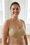 Set of 2 Thick Strap Cotton Combed Bustier - Wire-Free, No Underwire Half Tank Top Sports and Sleep Bra - 2