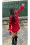 Girl's Skirt, Jacket, Tok, Pearl Bag, 4-Piece Set - 6