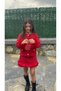 Girl's Skirt, Jacket, Tok, Pearl Bag, 4-Piece Set - 8