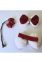 23 April Girl's Self-Luminous Feathered Red Clip Hairpin - 5