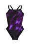 Durafast Elite ®   Df Girls' Swimsuit - Cycloid (Purple)