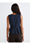 Indigo Crew Neck Peplum Jean Blouse from Giyçık Store - 4