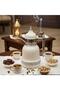 Luxury Classic White Thermos – Crystal Patterns for a Royal Look on Your Table