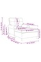 Chaise Lounge with Cushion Dark Grey 91 x 157 x 91 cm Velvet - 3
