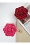 Handmade Pink Rose & Floral Patterned Decorative Box with Lid |   Organizer & Plug-In-1 Piece Pink - 5