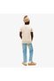 Monotype Print Graphic Kids Beige T-Shirt - 2