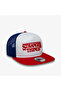 قبعة Stranger Things 19Twenty Trucker Snapback للجنسين باللون الأبيض/الأحمر - 4