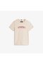 Monotype Print Graphic Kids Beige T-Shirt - 3