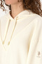 Women's Cream Hooded Sweatshirt 50309464-Vr256 - 7