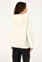 Women's Cream Hooded Sweatshirt 50309464-Vr256 - 5