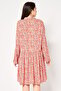 Women Floral Print Mini Dress, Multicolor - 3