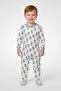Baby Toddlers Boy 3 Pieces Graphic Print Long Sleeve Bodysuit With Bib Set, Multicolor