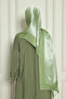 Veine Premium Viscose Shawl – Natural Crinkle Texture, Shimmering, Flowy, Stylish and Elegant Posture – Beige Khaki - - 6