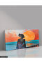 Abstract Woman Silhouette One Piece Canvas, Canvas Painting - 2