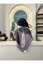Lale Ti̇vi̇l Silk Scarf 90*90 cm - Purple