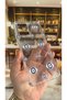 Redmi Note 10 Pro Compatible Evileye Patterned Transparent Shock-Absorbing Camera Protected Clear Case - 3