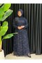 Stone Beaded Evening Dress - 2