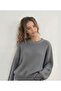 Boyalgri Crew Neck Oversized Women's Knitwear Knitted Sweater - 2