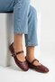 Women's Knitted Ballerina Shoes Orthopedic Lightweight Sole Daily Use - 6