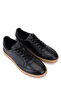 Men's Genuine Leather Black Casual Shoes - 2