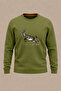 سترة شتوية من Hunting Hunting Geyik Hunt مطبوع Hunter Regular Fit مكونة من 3 خيوط