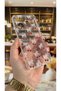 Redmi Note 14 Compatible Cherry Pattern Transparent Shock-Absorbing Camera Protected Clear Case - 3