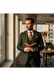 Kirlangiç Yakka, Sli̇mfi̇t, Blazer, 6 Drop, Ye Vest Set Men's Suit - 5