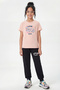 3-Piece Assorted Print Detailed Round Neck Girl's 6-Piece Bottom and Top Set - 4