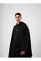 Batman Plush Lined Wearable Hoodie Blanket Black - 5