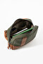 Canvas Faux Leather Crossbody Tablet Bag with Internal Organizer and Adjustable Strap Unisex - 7