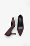 Sindirel Women's Heeled Shoes - Brown Nubuck - 4