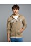 Typography Print Hooded Jacket with Zipper Closure - 2