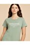 Typography Print T-Shirt with Crew Neck and Short Sleeves - 4