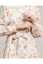 Floral Print Shirt Dress with Long Sleeves - 6