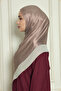 Veine Premium Viscose Shawl – Natural Cracked Texture, Shiny, Flowy, Stylish and Elegant Posture – Milk Coffee Ecru- - 6