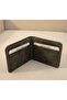 Genuine Leather Men's Card Holder Wallet Real Leather Stylish Pocket Size Antresite-Black - 3